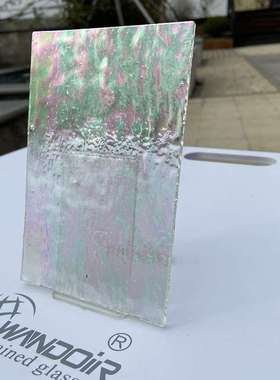 厂家现货供应 珠光五彩透明水纹玻璃 装饰艺术玻璃【100SGIR】