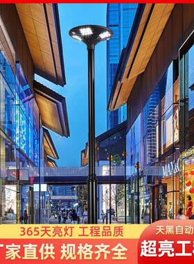 太阳能路灯户外高杆照明3米4米5米超亮led别墅室外家用花园庭院灯