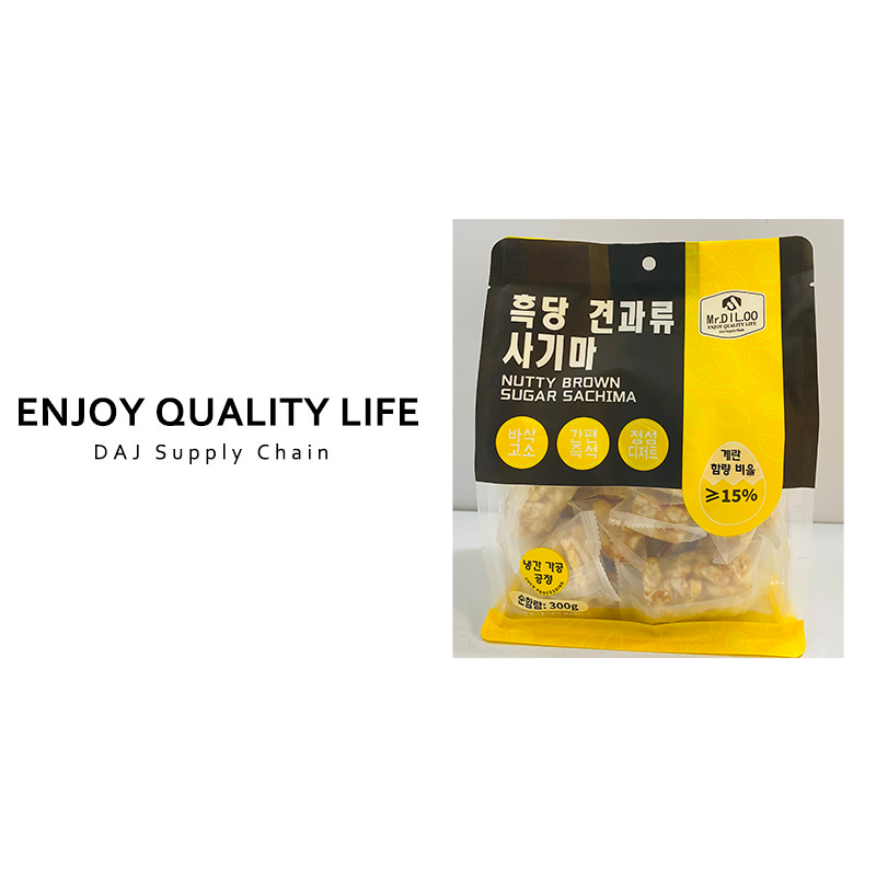 Mr.DIL.OO 黑糖坚果沙琪玛300g 休闲小吃独立小包装