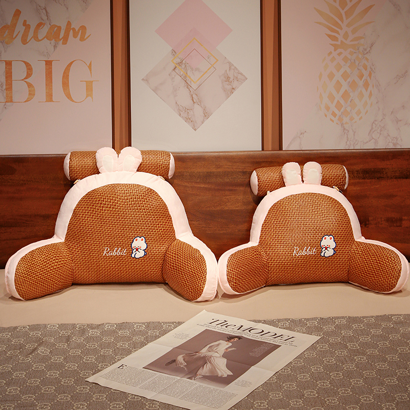 凉席靠枕床头靠垫软包大靠背垫沙发抱枕女生睡觉宿舍靠垫床上腰枕