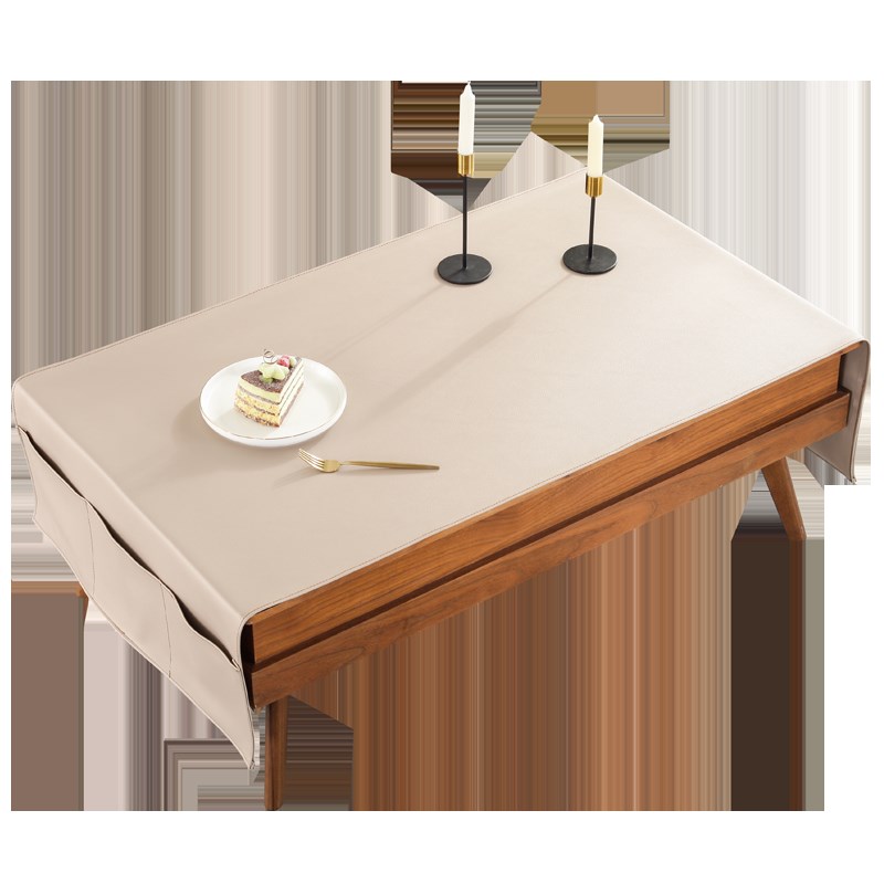 防水茶几垫皮革茶几板免洗防烫餐垫长方形无味桌布防油