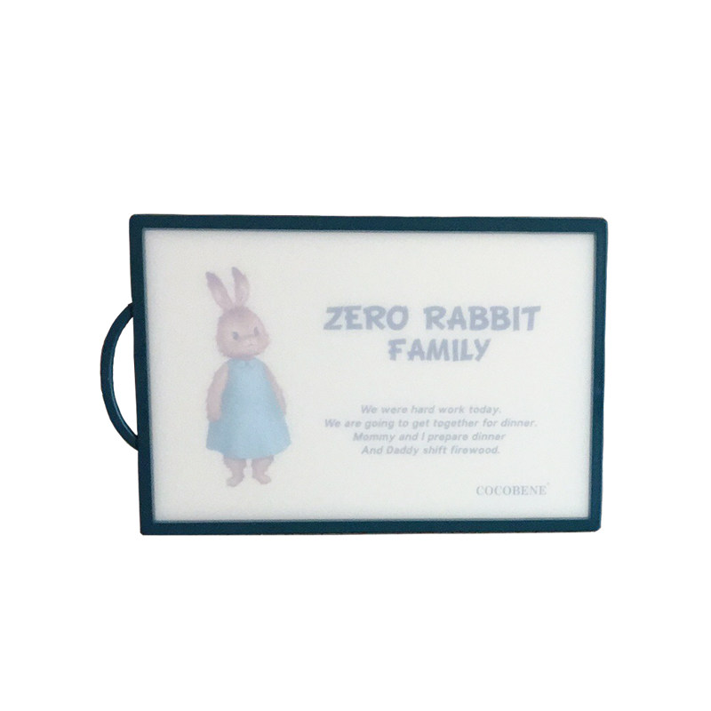 韩国菜板纳米银防霉抗菌辅食水果砧板彼得兔面家用塑料菜板