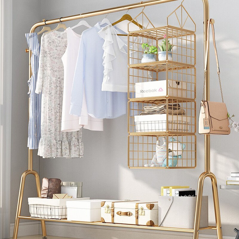 晾衣架落地摺叠室内晒衣架阳台卧室挂衣架子家用单杆式YJ51