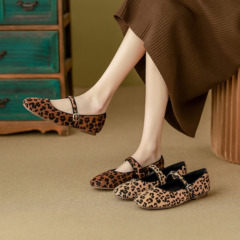 秋季新款2025女单鞋平跟平底女鞋子玛丽珍鞋休闲软底防滑一字扣带