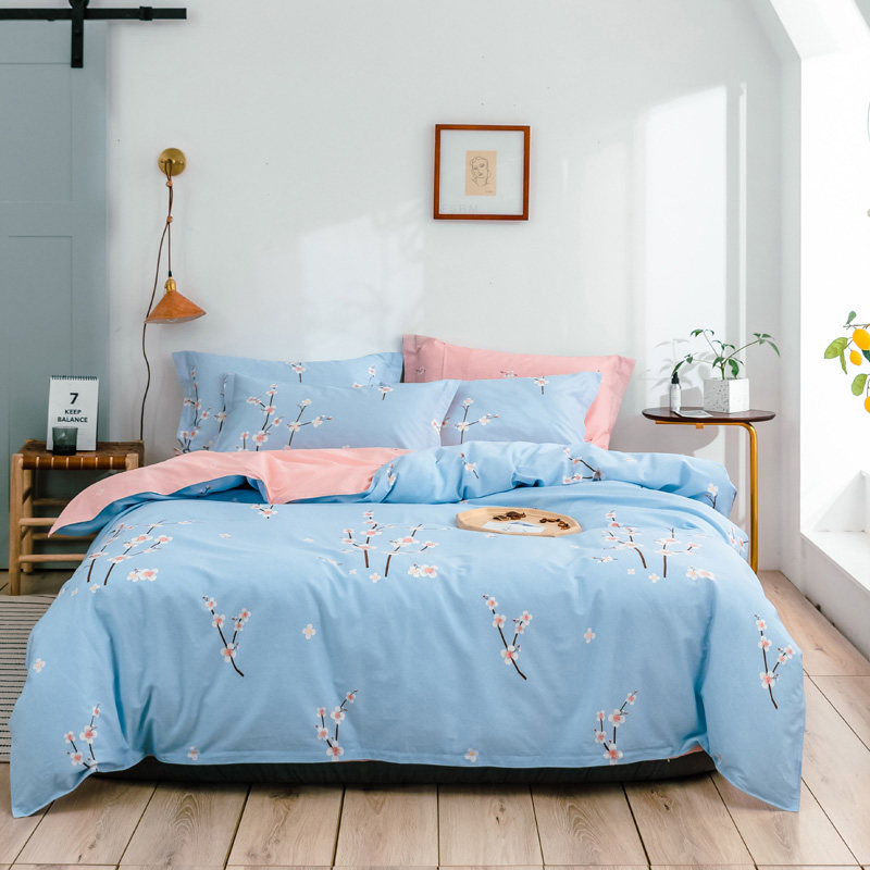 四件套100全棉床品套件被套2米vx2.3米2.2x2.4m被罩220x240cm