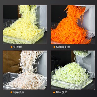 商用电动姜丝机姜丝刨丝器切姜丝神器超细自动切姜丝X机鱼生切菜