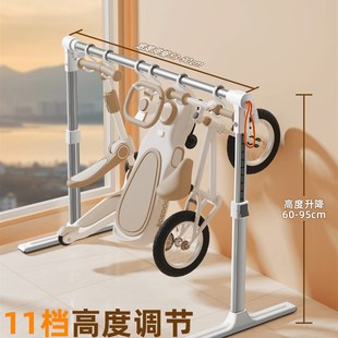 儿童玩具车收纳架放宝宝自行车的置物架子童车滑板扭扭.车整理神