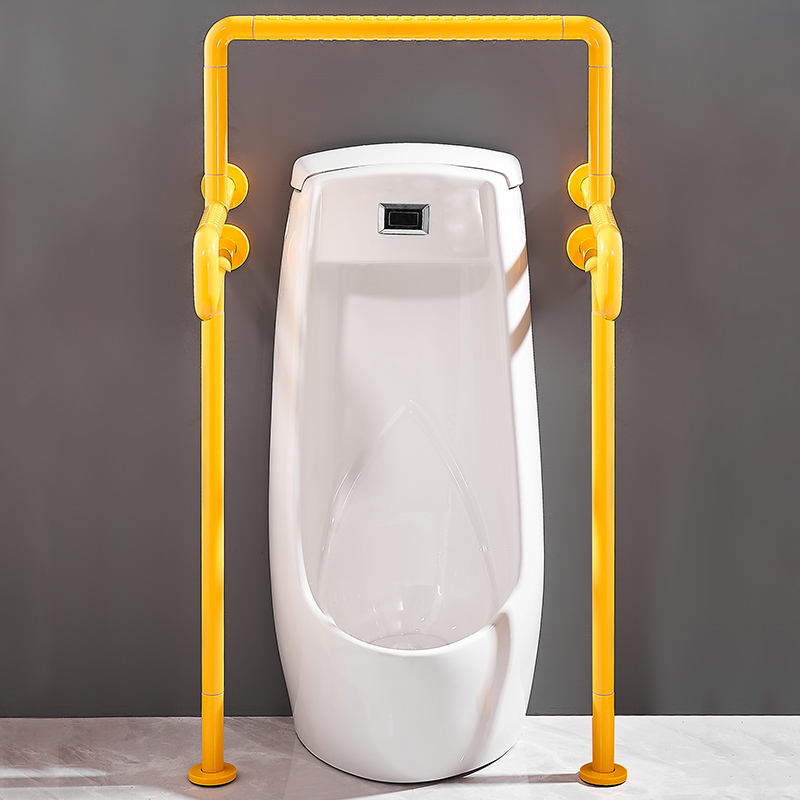 小便池斗器扶手公共厕所s残疾人第三卫生间无障碍残卫安全栏杆拉