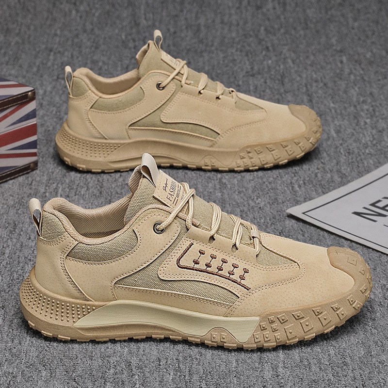 【下单立减50】新款男鞋透气防滑耐磨工地上班P运动休闲登山鞋324