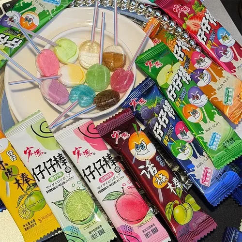 仔仔棒苹果草莓味棒棒糖果味糖混合口味装童年怀旧追剧小零食X