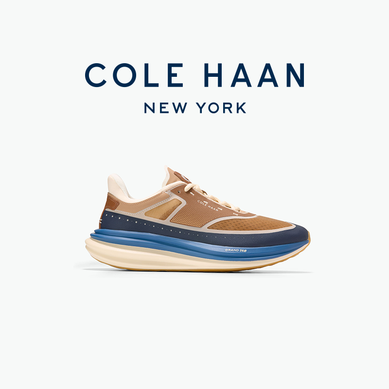 ColeHaan/歌涵运动男士系带透气缓震运动鞋