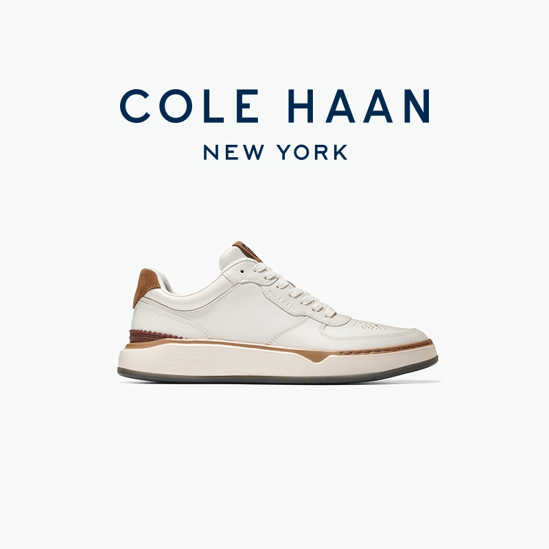 Cole Haan/歌涵 男款板鞋运动风低帮系带设计感休闲鞋 C41851