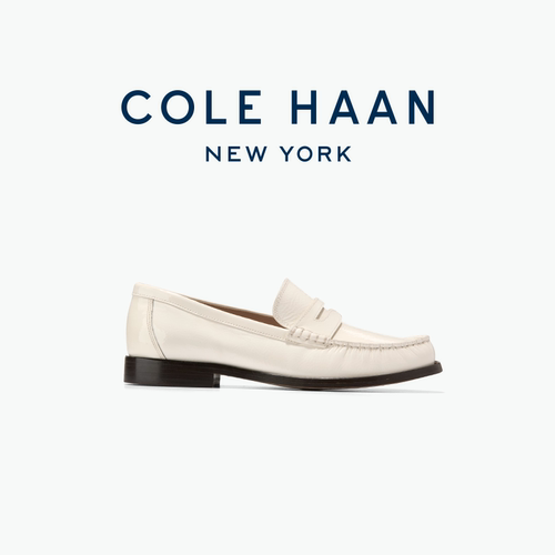 Cole Haan/歌涵 新款女士乐福鞋皮革一脚蹬小皮鞋单鞋W32731