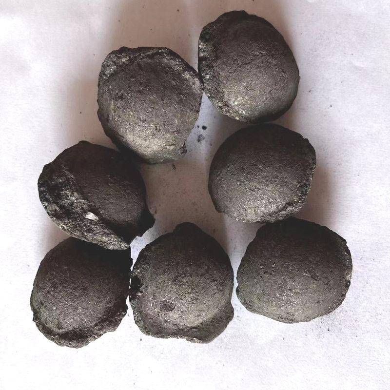 供应55硅渣球替硅铁硅脱氧65硅铁球出口生产厂家