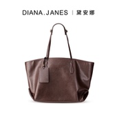 黛安娜DJ真皮大容量托特包高级全牛皮腋下包单肩电脑通勤手提包包