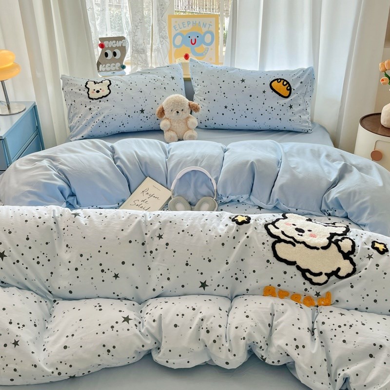 2025新d款被套单件150x200x230宿舍单人被罩三件套非全棉夏季4