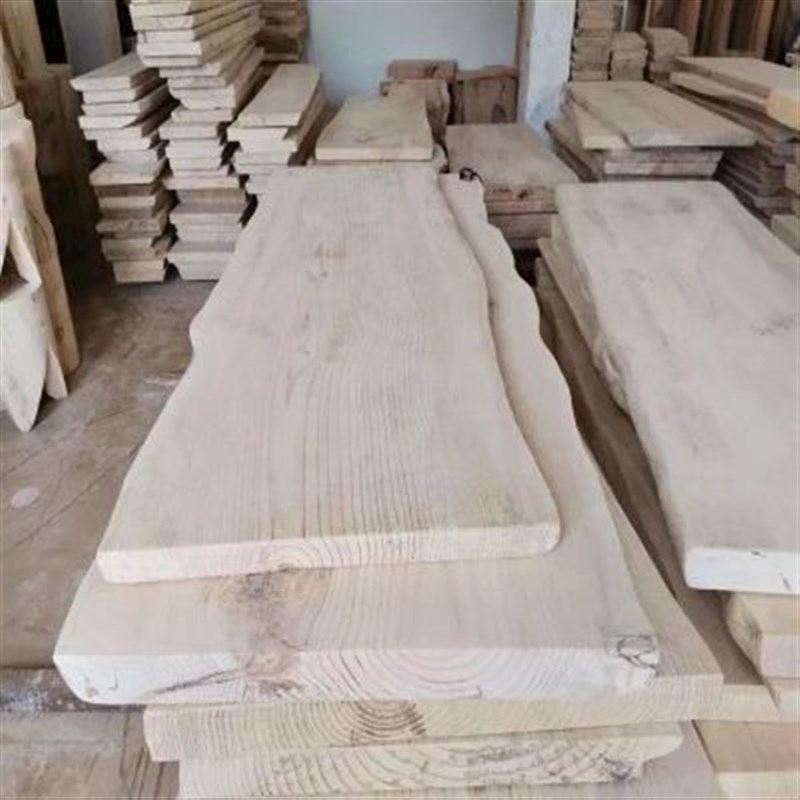 整张实木板材定制原木茶桌t大板松木餐桌台面整板茶台桌板办公长