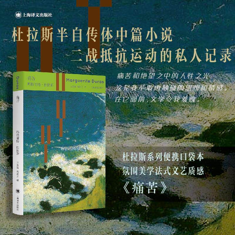 【可开票全新正版】痛苦 二战抵抗运动的私人记录 便携口袋本 极简美学重塑法式文艺质感 当当自营正版书9787580702159玛格丽特杜