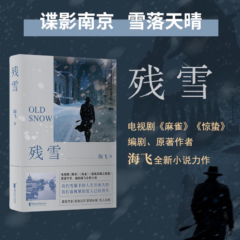 【可开票全新正版】残雪 海飞 电视剧醒来 麻雀原著作者全新小说 本书描写西湖残雪 入选河南一模高考卷 当当自营9787533982485浙