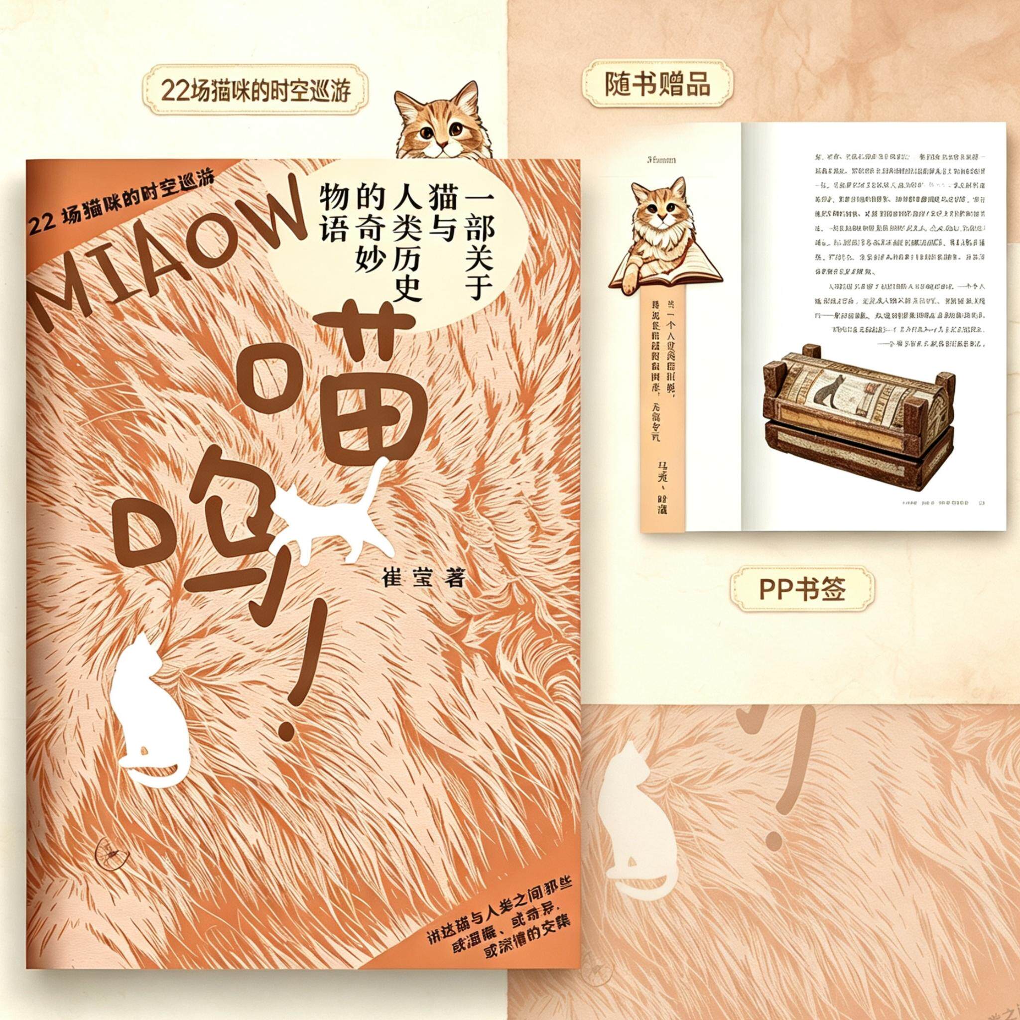 【可开票全新正版】喵呜一部关于猫与人类历史的奇妙物语生活读书新知三联书店97871080834252026-08-05崔莹