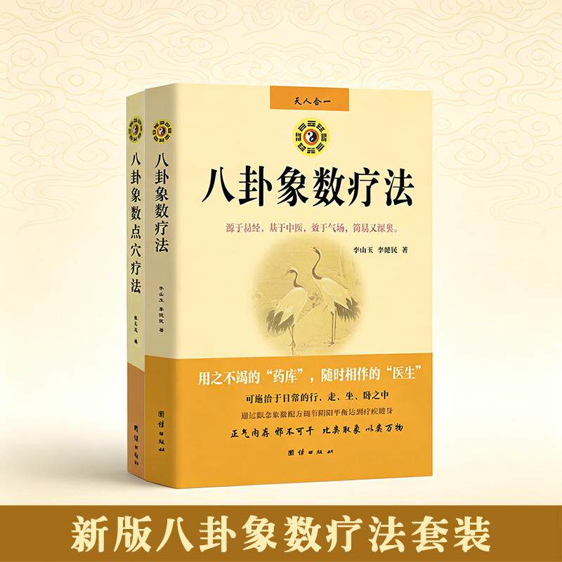 【可开票全新正版】新版八卦象数疗法套装(全两册)——八卦象数疗法八卦象数点穴疗法李玉山团结出版社9787802143395