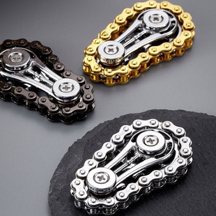 减压手指链齿飞轮链条指尖陀螺缓解焦虑解压神器 下单立减50