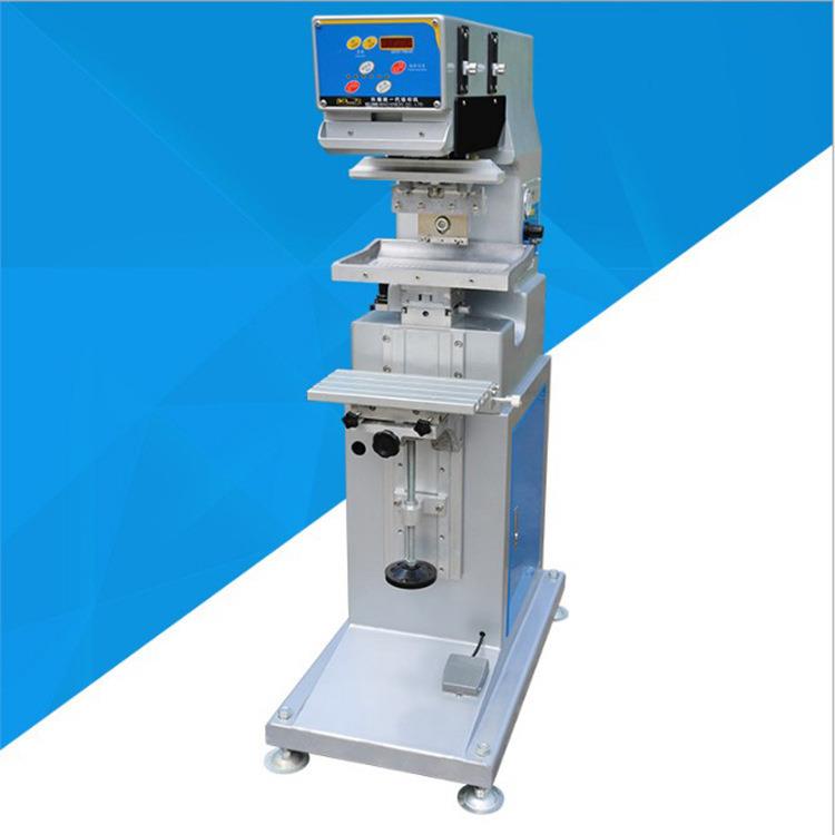 山东青岛四色转盘四色传输带移印机塑料酒瓶盖打火机