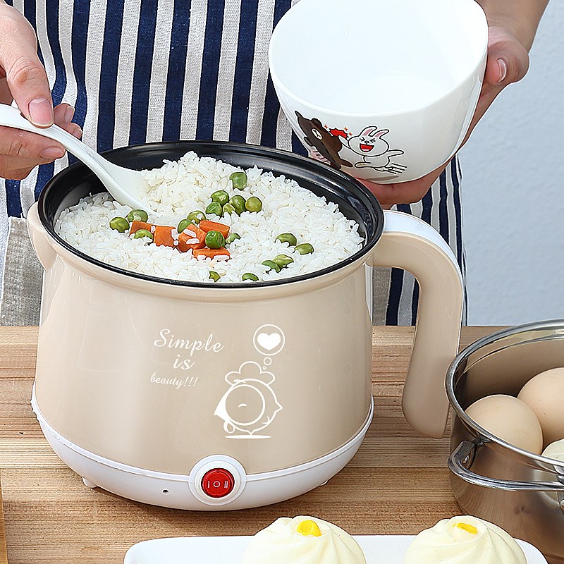 小电锅宿舍学生煮面锅小型多功能家用一体电热锅一人2迷你电煮锅