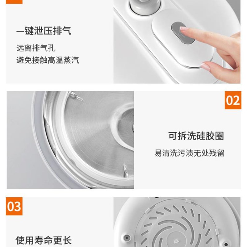 电压力锅家用小型迷你智能1.8L高压锅饭煲1-2人3多功能电压力饭煲