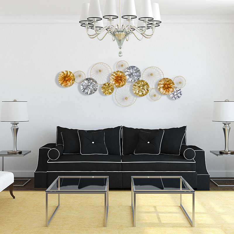 沙发背景墙装饰挂件欧式铁艺墙壁挂饰创意墙面室内客厅家装饰品