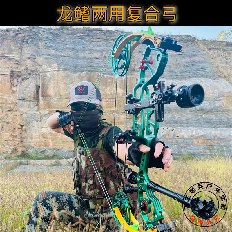 龙鳍两用复合弓燃烧升级版打钢珠射箭弓箭非恶棍融合征途精灵牛头