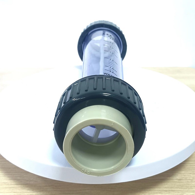 PP/PPH材质塑料转子DN15//2//5液体PPR浮子水流量计 管道式