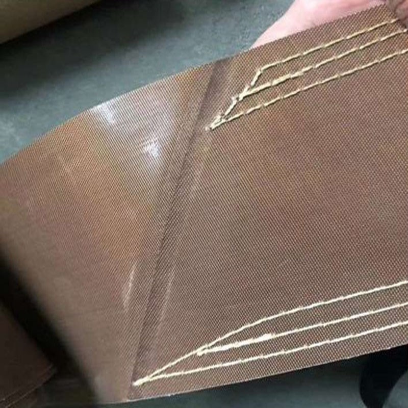 橡胶硫化粘传送带斜搭接接头加固耐酸碱耐高温硫化机专用防粘布