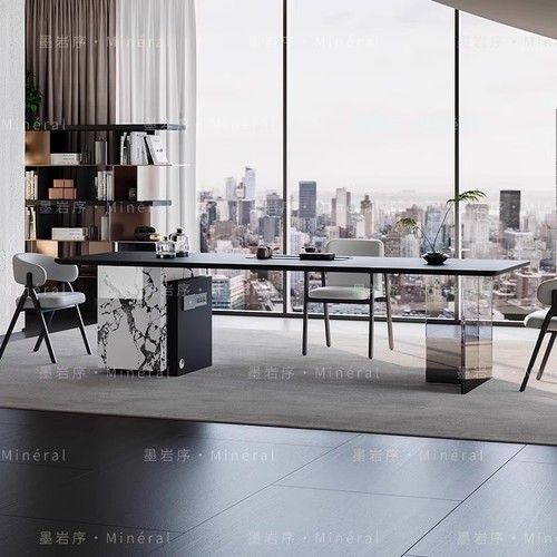 高端岩板茶桌2025新款