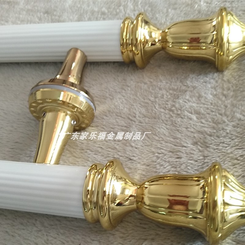 玻璃门拉手古铜拉手加厚不锈钢拉手旋转门镀铜门酒店大门拉手