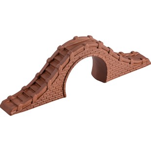 陶瓷真小桥拱桥古桥模型假山微景观盆景装饰鱼缸造景流水