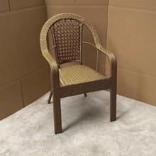新款藤椅子靠背椅舒适老人久坐舒服单人家用藤编椅阳台茶几套装