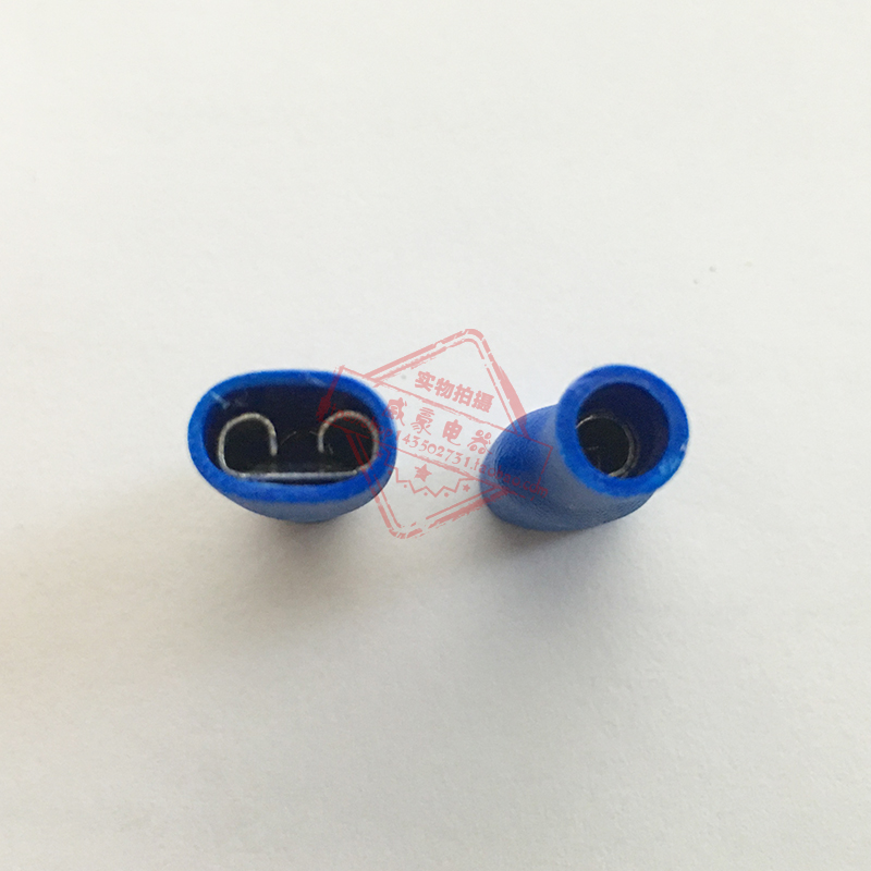 FDFD2 冷压母全绝缘接线端子 .插簧 铜鼻子黄铜 只