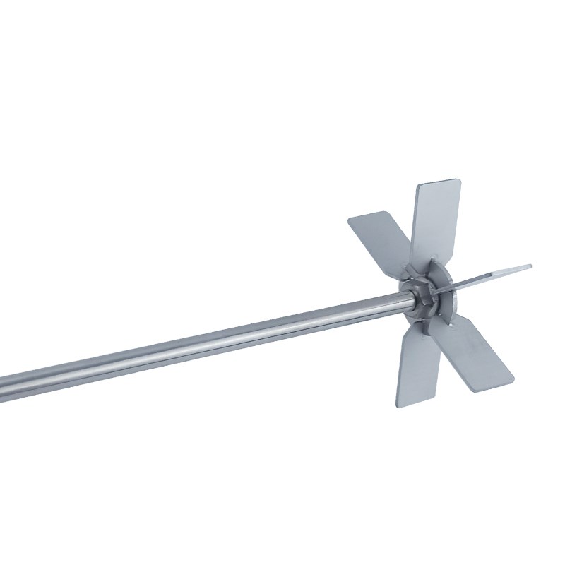 六叶涡轮搅拌桨实验室电动搅拌器叶轮实验室仪器不锈钢搅拌杆