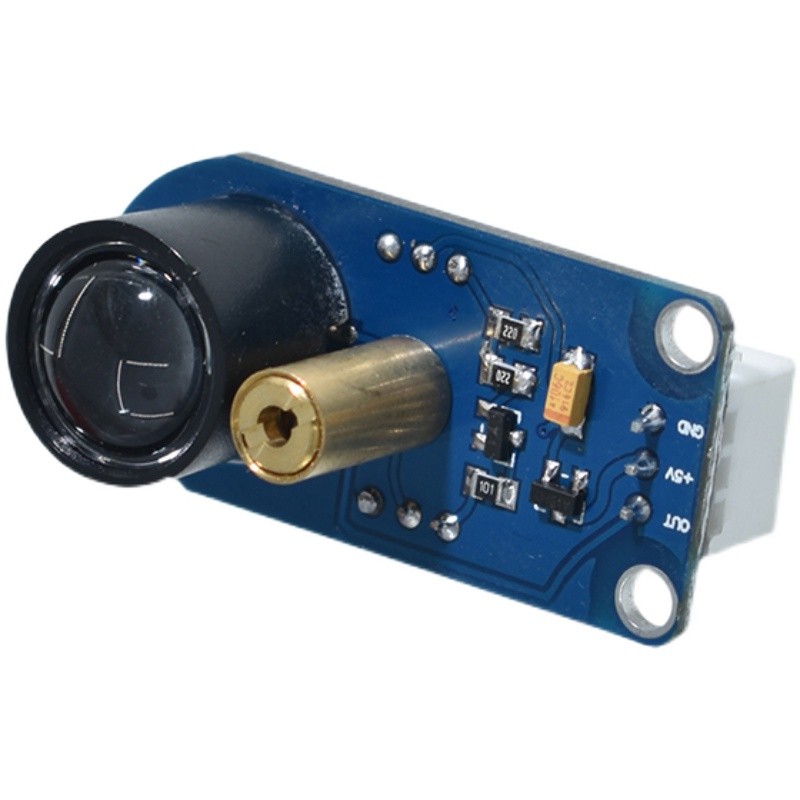 激光漫发射传感器寻迹模块避障距离黑白循线灰度检测识别智能小车