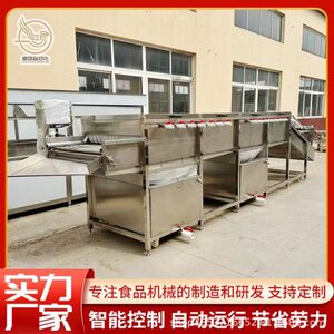 全自动糯玉米加工流水线 大型软包装玉米加工设备 鲜食玉米清洗机