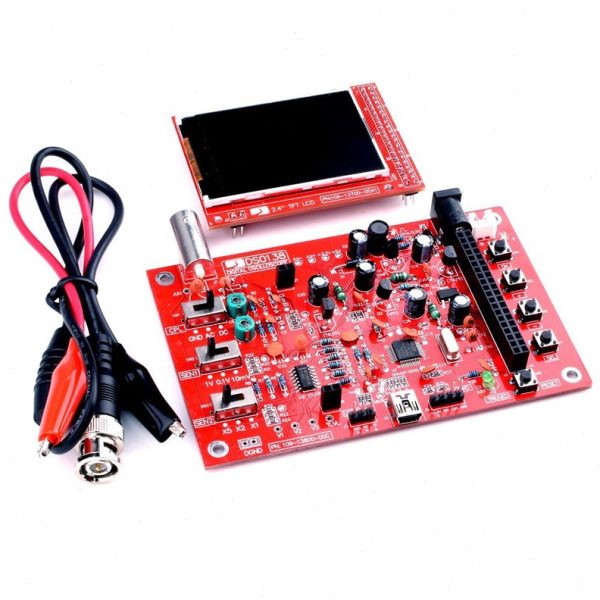 DSO138示波器制作套件,电子学习套件开源STM32数字示波器英文版