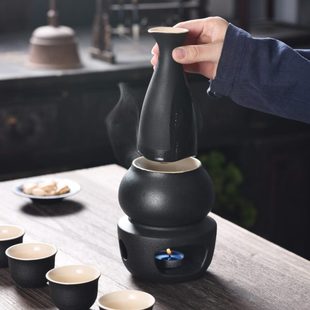 陶瓷温酒壶 家用烫酒壶 温酒器 黄酒温酒具暖酒器热烫酒壶套装