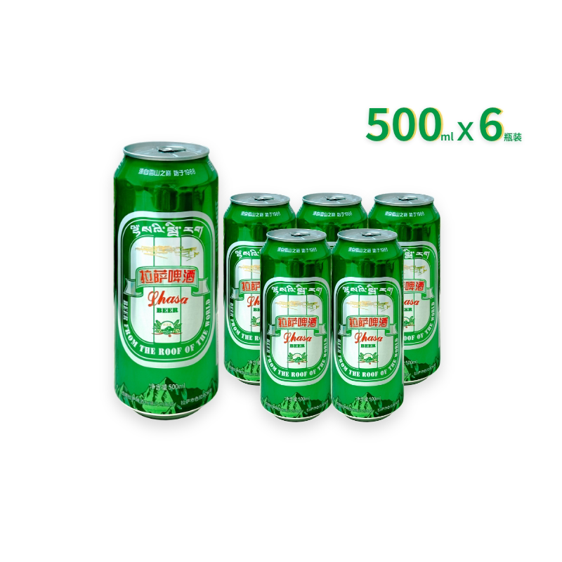 拉萨啤酒经典听装500ml西藏特色
