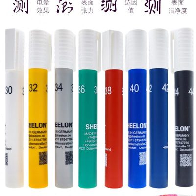 22-72#德国施龙SHEELON塑料金属玻璃表面张力测试 电晕达英达因笔