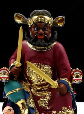 树脂神像 钟馗神像钟正南钟天师家用工艺品桌面摆件