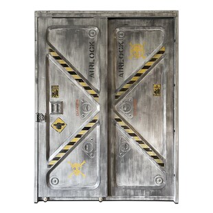 酒吧密室逃脱复古工业风推拉进户大门室内门 创意个性装饰品
