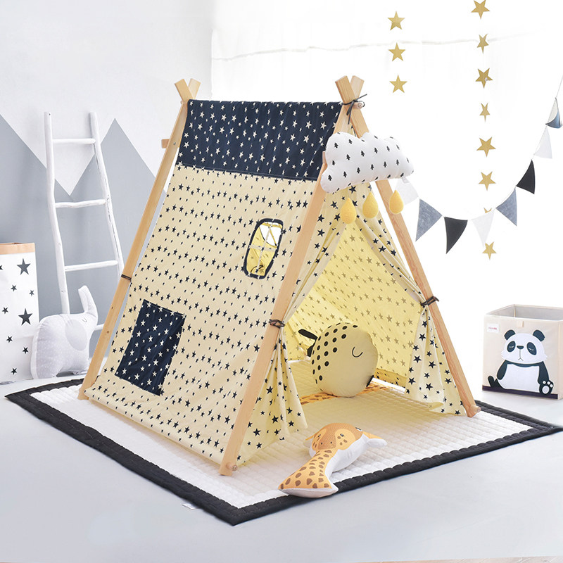 儿童帐篷室内超大游戏屋女孩公房过家家儿童房宝宝读书角装饰