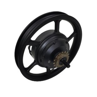 寸爬坡有力无刷有齿高速电机后轮总成力威 捷时威通用款