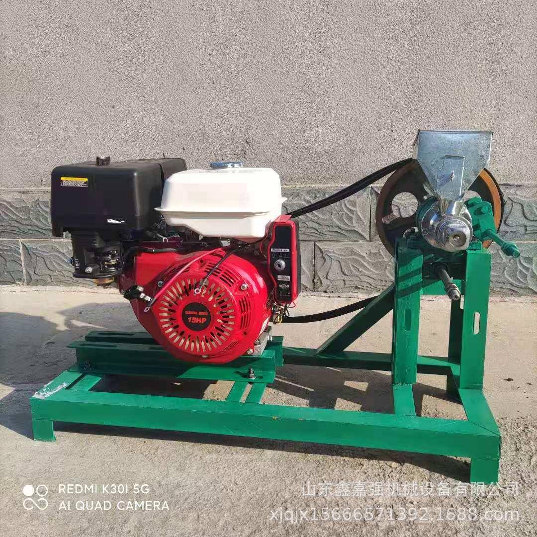 柴油面粉糖酥果机机汽油五谷杂粮食品膨化机小型流动康乐果机